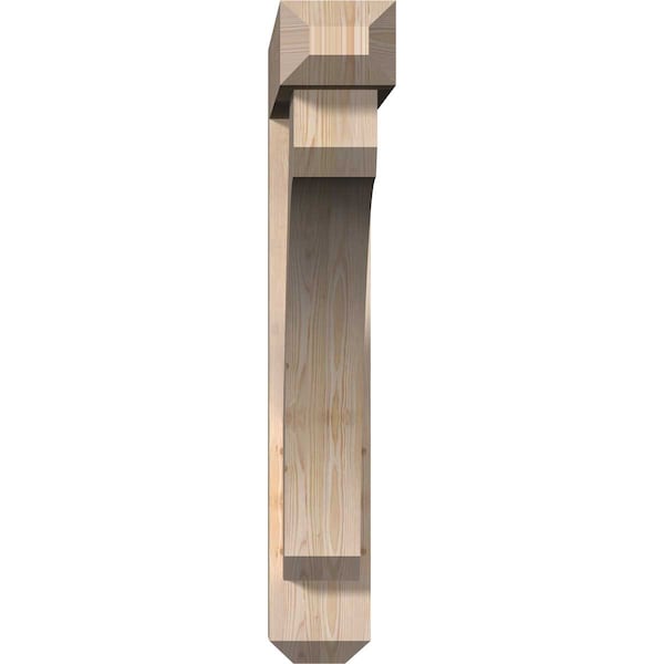 Legacy Craftsman Smooth Bracket W/ Offset Brace, Douglas Fir, 7 1/2W X 46D X 46H